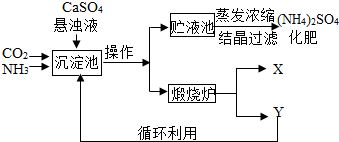 化工廠與化肥廠聯合制備(NH?)?SO?的工藝流程分析